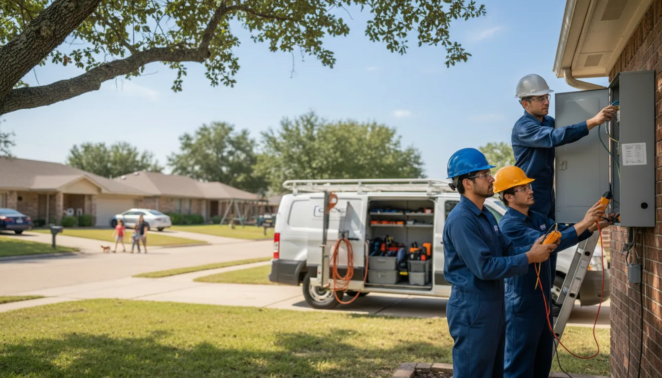 Certified electrician providing emergency electrical services in Bates City, MO